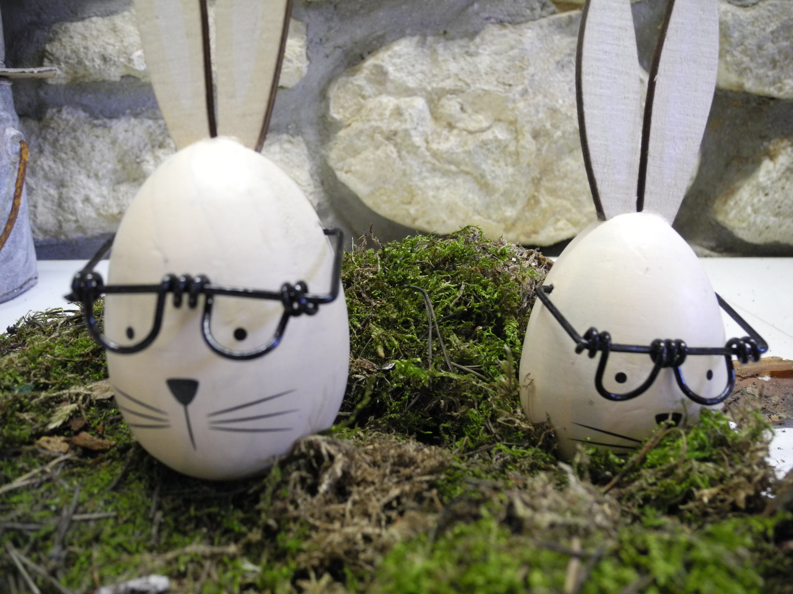 Hase mit Brille